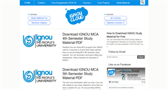 Desktop Screenshot of ignoucloud.com